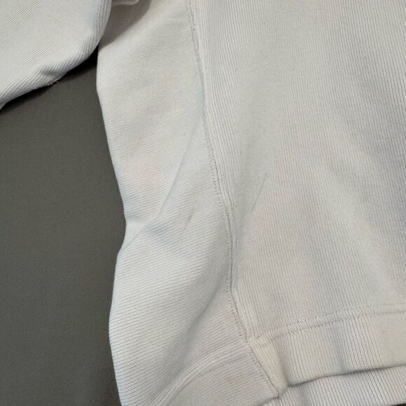 Tommy Bahama 1/4 Zip Pullover Size Large Cotton Blend Preppy White - Picture 9 of 16